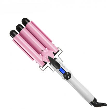 Barrel Hair Curler With LCD Display